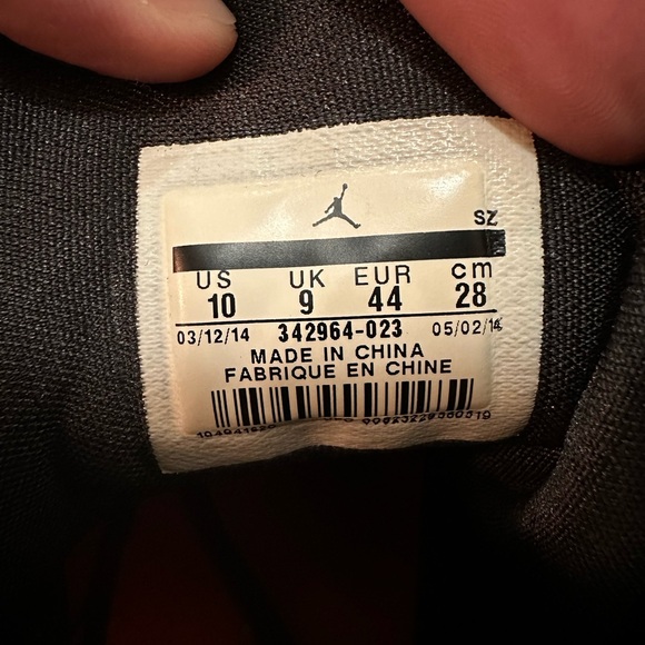 Jordan Black and Red Sneakers - Picture 6 of 6